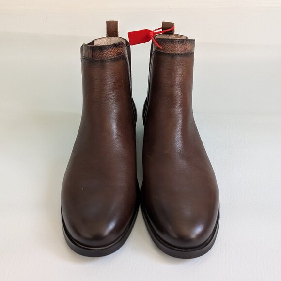 NEW Robert Graham Leather Chelsea Boot Size 11.5 Brown RGB5143 - Picture 2 of 8